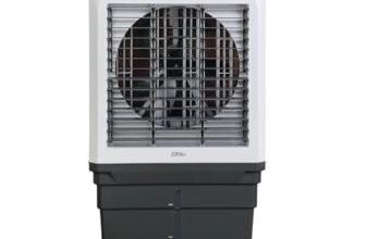 RR Signature Zello HC 70 LTR | Desert Air Cooler with High Air Delivery | Honeycomb Pads | 4-Way Air Deflection | Vertical Auto Swing | Castor Wheels | Inverter Compatibility |1 Year Warranty by RR