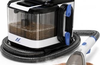Nexlev Multipurpose Spot Cleaner Machine, Carpet Upholstery Deep Cleaner | Hot Water and Steam function | Powerful Suction | 1700 Watt | Stain Remover |13 Accessories for Home & Car