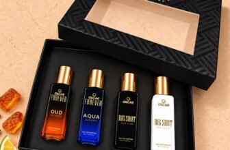 OSCAR Luxury Unisex Perfume Gift Set 4×20 ML with Long Lasting Fragrance Perfume  –  80 ml(For Men & Women)