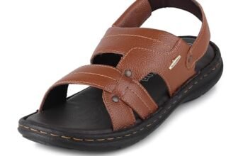 Red Chief Genuine Leather Formal Slip-On Sandal for Men | Tan | RC3908