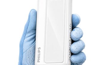 PHILIPS 20000 mAh 22.5 W Power Bank(Alba White, Lithium Polymer, Fast Charging for Mobile)