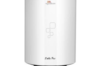 RR Signature Zello PRO 15L Star Rated Storage Water Heater for Home | 8 Bar, Suitable for High Rise | Thermal Cutout | Safety Valve 2 Yr Warranty on Product & 5 Yr on Tank by RR