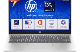 HP 15 Smartchoice, Intel Core Ultra 5 125H 12 TOPS, 24GB DDR5 (Upgradeable) 1TB SSD,Anti-Glare, FHD, 15”/39.6cm,Win11, M365*Office24, Silver, 1.65kg, FD1458TU, FHD Camera w/Shutter, Backlit AI Laptop
