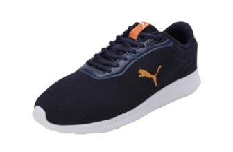 PUMA | Flyumph Men’s Sneakers | Navy-Bright Melon-White | 9UK