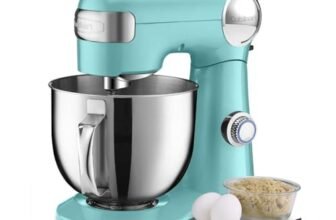 Cuisinart SM-50TQHK 230V Precision Master Stand Mixer, 5.5 Quart (5.2L), 500W Tilt-Head Kitchen Mixer with Stainless Steel Bowl, 12 Speeds, Dough Hook, Whisk & Paddle
