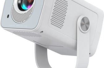 Portronics Beem Go Portable Smart LED Projector, 720p HD, Android 14, Auto Focus & Keystone (3000 lm / 1 Speaker / Wireless / Remote Controller) Portable Projector(White)