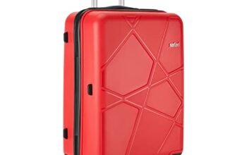 Safari Genius Alley Trolley Bag Hard Case Polypropylene, 4 Spinner Wheels, 360 Degree Wheeling Carry on Luggage, Travel Bag, Suitcase for Travel, Trolley Bags for Travel