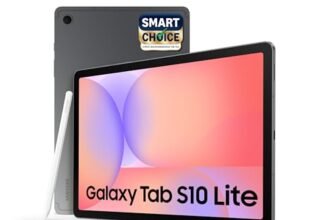 Samsung Galaxy Tab S10 Lite [Smartchoice], 10.9-inch (27.7 CM), LCD Display, 6GB RAM, 128GB ROM, Wi-Fi+5G, Dual Speakers, S Pen, Gray, AI Enabled