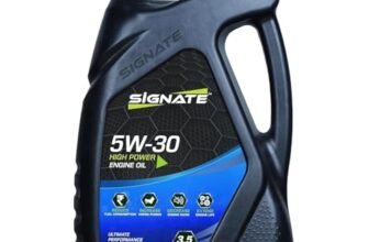 Signate 5W30 Synthetic Engine Oil for Petrol, CNG, and Diesel Cars, 3.5L, Anti-Wear Car Oil for Reduced Maintenance Cost