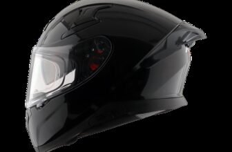 Axor Apex Solid Motorbike Helmet(Black)