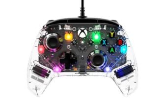 HyperX Clutch Gladiate – Wired Controller, Officially Licensed by Xbox, fully compatible with Xbox One and Xbox Series X|S consoles, as well as PC, Dual Trigger Locks, Programmable Buttons, Dual Rumble Motor (7D6H2AA)