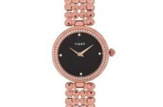 TIMEX Fria Round 34mm Black Dial Analog Women Watch – TWEL13904