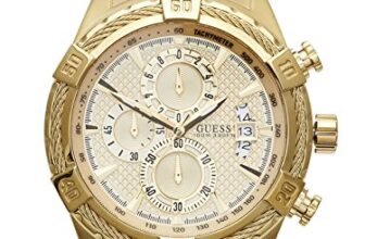 Guess Round 47mm Silver Dial Analog Men Watch – U0522G5M