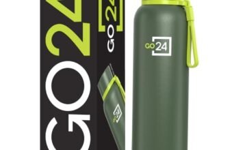 Go24 pexpo Stainless Steel Water Bottle 1 LTR | Thermosteel Flask