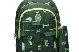 Lavie Sport Mosaic Laptop Backpack | 37 Liters | Fits Upto 16 Inch | Laptop Compatiable | Rain Cover | Gift for Boys & Girls