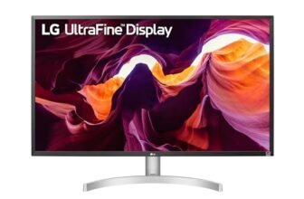 LG 68.58 Cm (27 Inch) (68.58 Cm) 4K-UHD (3840 x 2160) Pixels HDR 10 Monitor (Design & Video Editing) with IPS Panel, HDMI x 2, Display Port, AMD Freesync – 27UL500, White