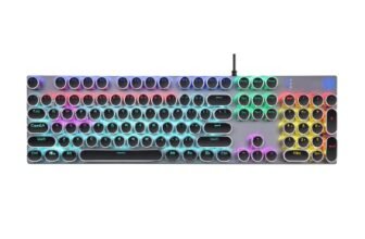 HP GK400Y Mechanical Gaming Keyboard/Light Sync Backlit/Auto-Sleep Mode/RGB Colour/Full-Size Mechanical Keyboard