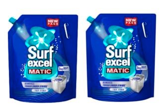 Surf Excel Matic Liquid Detergent 3 kg for Top Load (Pack Of2)| Removes tough Stains in 1st wash | Superior Fragrance | Color Protection