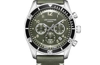 Lee Cooper Quartz Green Round Dial Men’s Watch – LC08260.675