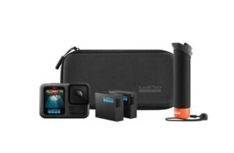 GoPro HERO13 Black Special Bundle Includes HERO13 Black Camera, The Handler, 2 Enduro Batteries, 2 Curved Adhesive Mounts, Hard Carrying Case (1-Year International + 1-Year India Warranty)