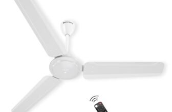 atomberg Ameza Remote Controlled 1200mm BLDC Ceiling Fan | Gloss White