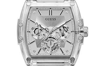 GUESS Tonneau 42mm Silver Dial Analog Men Watch – GW0203G1