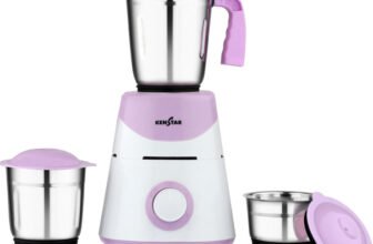 Kenstar NEXORA with 3 Multipurpose Jars | (1.2 L, 0.8 L, 0.4 L) 500 W Mixer Grinder(NEXORA with 3 Multipurpose Jars | (1.2 L, 0.8 L, 0.4 L) | 3 Jars | Pink, White)