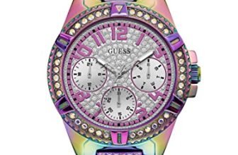 GUESS Round 40mm Silver Dial Analog Women Watch – GW0044L1