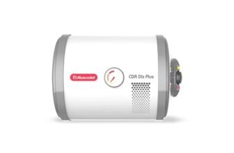Racold CDR DLX Plus RHS 10L Horizontal Energy Efficient Storage Water Heater(Geyser) with Free Installation & Pipes|Temperature Display & Knob|Fits Under False Ceilings|Titanium Enameled Coating
