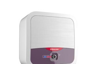 Racold Omnis Pro 25L Vertical 5 Star Storage Wall Mount Water Heater(Geyser)With Free Standard Installation&Pipes|Extra Durability With Titanium Enamelled Coating|Shower Ready Indicator|Children Care