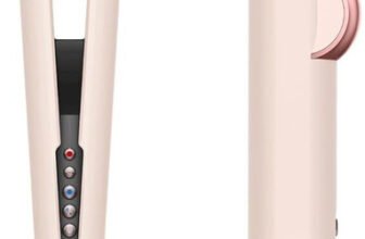 Dyson Natural straight retains hair volume 2 airflows & 6 heat temperature settings Airstrait Hair Straightener With Air, No Hot Plates Hair Straightener(Ceramic Pink/Rose Gold)