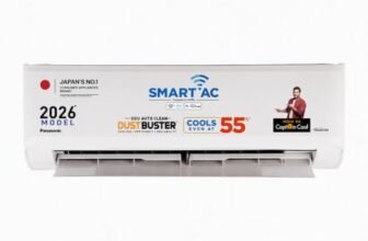 Panasonic 1.5 Ton 3 Star Premium Wi-Fi Inverter Smart Split AC (Matter/MirAIe, AI, DustBuster, 55°C Oper., Copper Condenser, 8in1 Convertible, 2-Way, PM0.1 Filter, CS/CU-SU18BKY3W, 2026 Model, White)