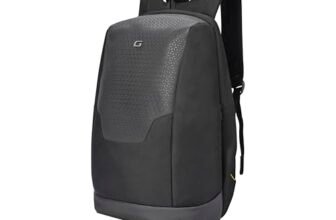 Gear NG Future Anti-Theft Faux Leather Water Resistant 1 Compartment Laptop Backpack/Casual Backpack/Daypack/Travel Backpack/College Bag For Men/Women (black), 27 Litres