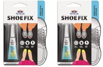 Fevicol Shoefix 2g, Pack of 2 | Expert Shoe Repair Glue | Swift Repairs, Waterproof, Easy to use & Unmatched Durability | Works on all Shoes – Formal, Sports, Crocs, Sneakers, School