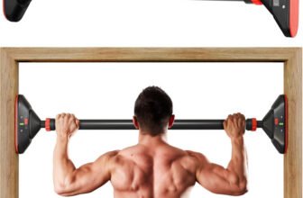 Lifelong LLPB02 Pull Up Bar for Home Workout|Chin Up Bar, 65-95CM|Max User Weight 150kg Pull-up Bar(Black)