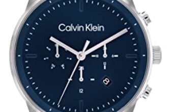 Calvin Klein Ck Impressive Qtz Multifunction Blue Round Dial Men’s Watch|Stainless Steel Material|Multi Color Band – 25200293