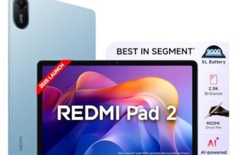 Redmi Pad 2, 11-inch (27.94 CM), LCD Display – 2.5K Sharp & Clear, 4GB RAM, 128GB ROM, Wi-Fi, Quad Speakers, Dolby Atmos, Sky Blue, AI Enabled