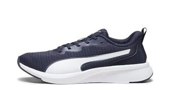 Puma Unisex-Adult Flyer Lite Navy-White Running Shoe – 11 UK (37877403)