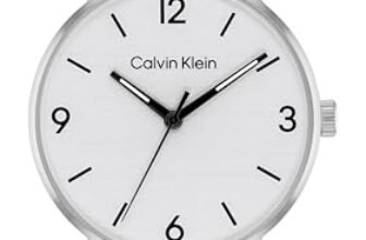 Calvin Klein Modern Qtz Basic Silver Round Dial Men’s Watch|Stainless Steel Material|Multi Color Band – 25200433