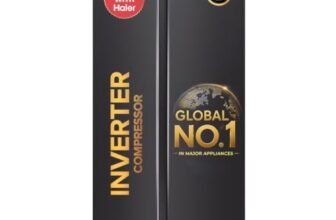 Haier 540 L 3 Star Frost Free Inverter Side by Side Refrigerator (HRS-615LB, Luxe Black, 360° Magic Cooling for Uniform Freshness, Dual Fresh Drawers for freshness, Deo Fresh Technology, 2026 Model)