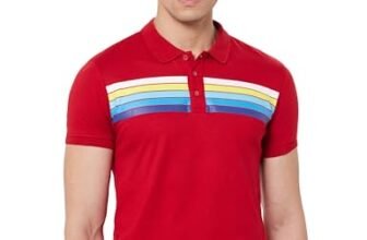 United Colors of Benetton Men’s Regular Fit Polo Shirt (24P3P89J4241I_D Navy