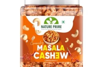 Nature Prime Masala Kaju 1kg | Spicy Seasoned Cashew Nuts | Crunchy Savoury Snack | Ready to Eat