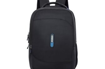 American Tourister Dolph+ 01 | 33L Backpack | 17″ Laptop Bag | 3 Compartments | College & Office Backpack for Men and Women | Black | 1 Year Global Warranty