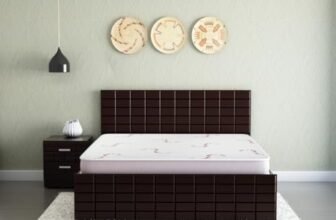 Interio by Godrej Ortho Plus Queen Bed Foam Mattress | 75 x 60 x 5 Inches, 10-Years Warranty, Convoluted Foam