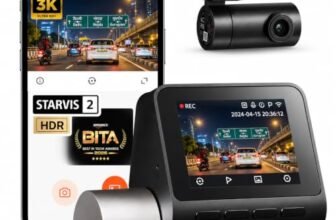 70mai A510 HDR 3K Dual Channel Dash Cam, BITA 2026 Best Dashcam Award Winner, STARVIS 2 IMX675 Sensor, ADAS, GPS Logger, MaiColor Vivid+ Night Owl Vision, App Playback, Parking Monitoring