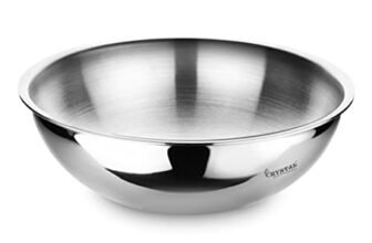 Crystal TriPro -Triply Stainless Steel Tasla – 28 cm (Induction Bottom)