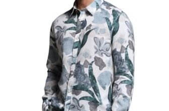 Jack & Jones Men Floral Print Slim Fit Multicolor Shirt