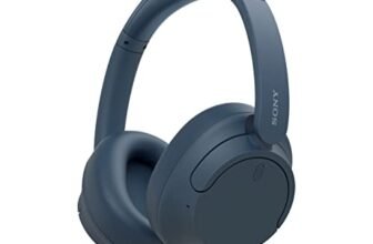 Sony WH-CH720N Active Noise Cancellation Wireless Bluetooth Over Ear Headphones with Mic, Adaptive Sound Control, Quick Charge, Up to 35Hrs Battery, Customized EQ- Blue