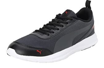PUMA | Forbes Men’s Shoes | Black-Dark Shadow-High Risk Red | 7UK