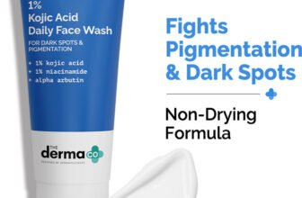 The Derma Co 1% Kojic Acid  with Niacinamide & Alpha Arbutin For Dark Spots Face Wash(200 ml)
